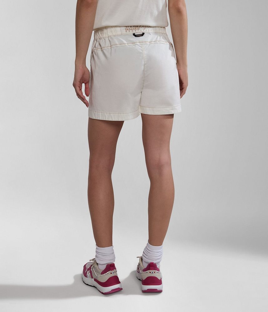 Napapijri Aberdeen Bermuda Shorts Ženske Kratke Hlače Bijele | TVZQ-53091
