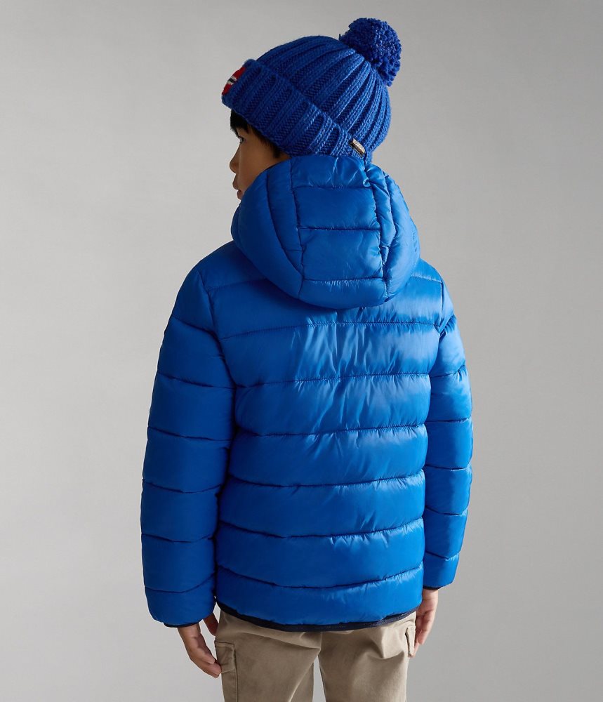 Napapijri Aerons Puffer Jacket (4-16 YEARS) Dječje Kišne Jakne Plave | YOBN-04365