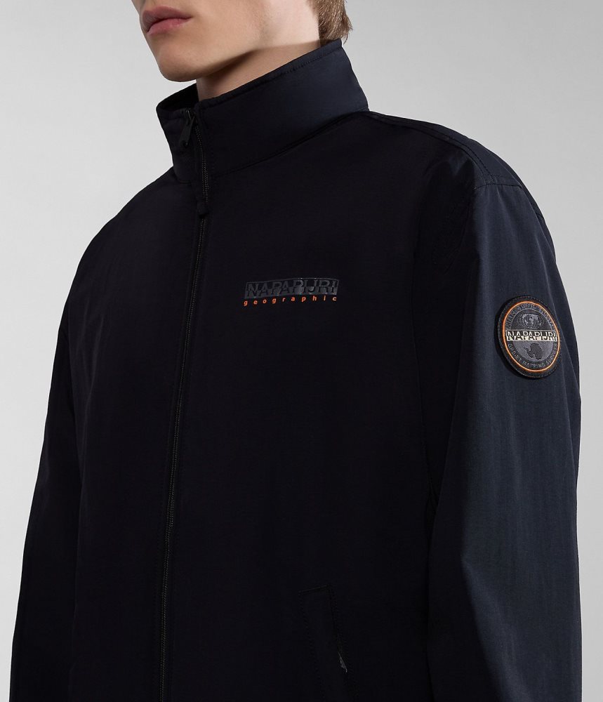 Napapijri Agard Bomber Jacket Muške Short Jackets Crne | YESX-27958