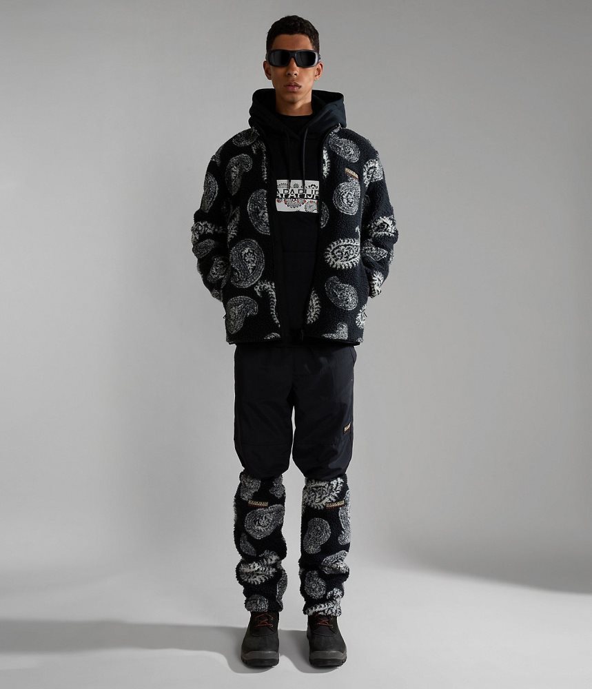 Napapijri Andesite Hoodie Ženske Majica s Kapuljačom Crne | NHUD-35814