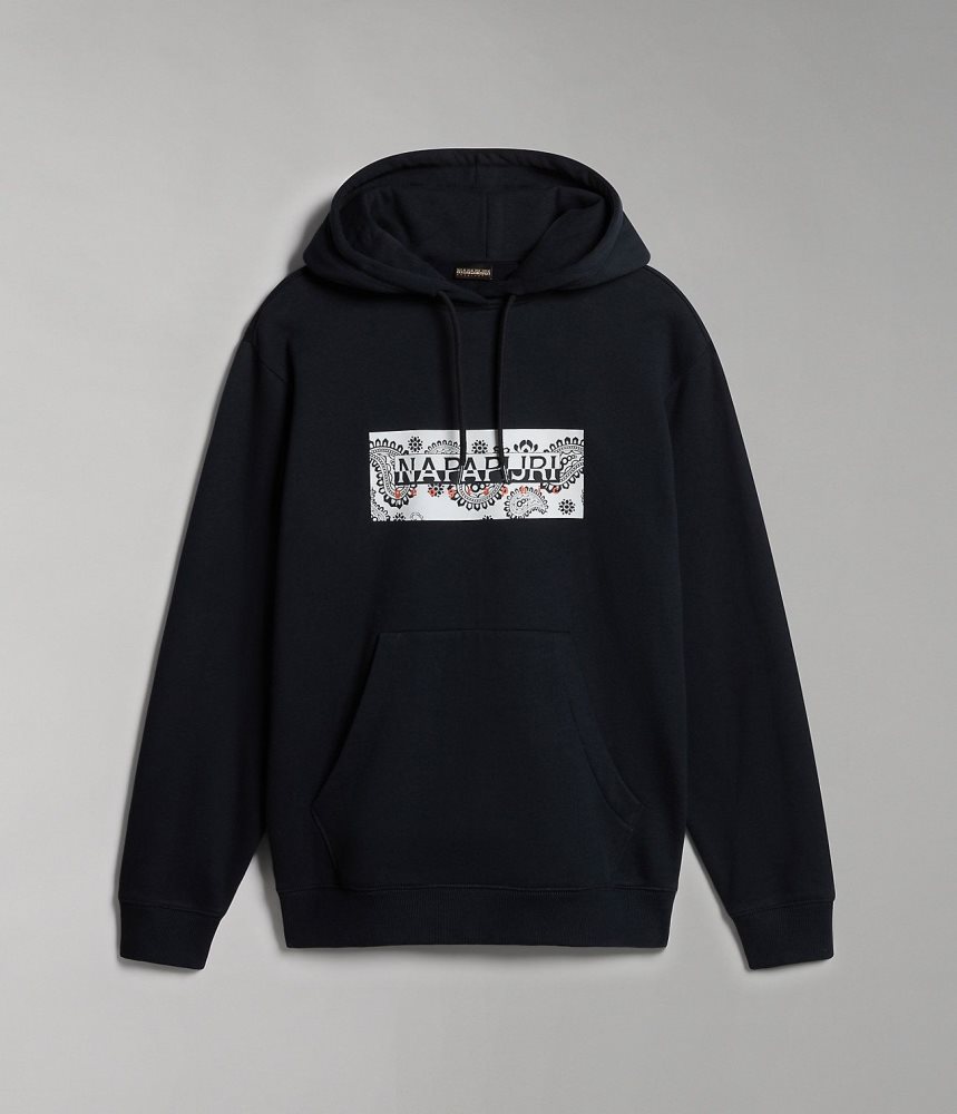Napapijri Andesite Hoodie Ženske Majica s Kapuljačom Crne | NHUD-35814