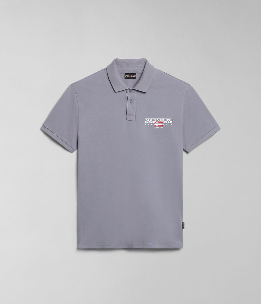 Napapijri Aylmer Short Sleeve Polo Shirt Muške Polo Majice Sive | YAVZ-06719