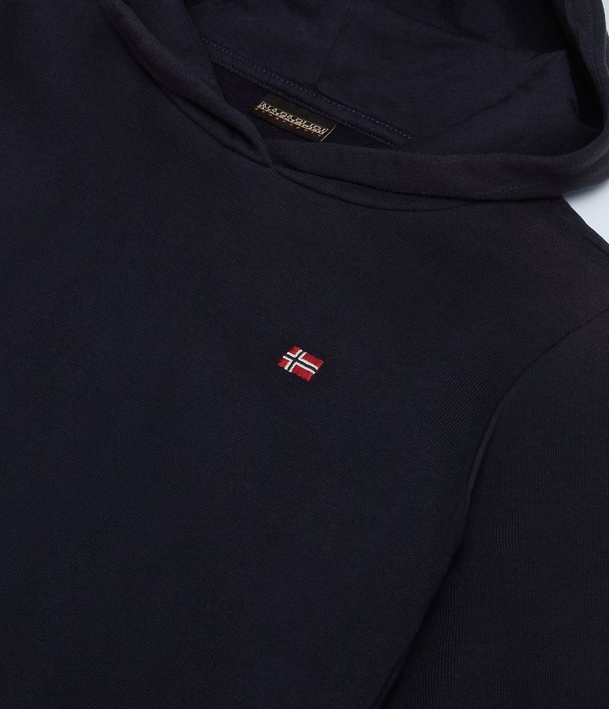 Napapijri Balis Hoodie (4-16 YEARS) Dječje Majica s Kapuljačom Tamno Plave | GQMB-38541