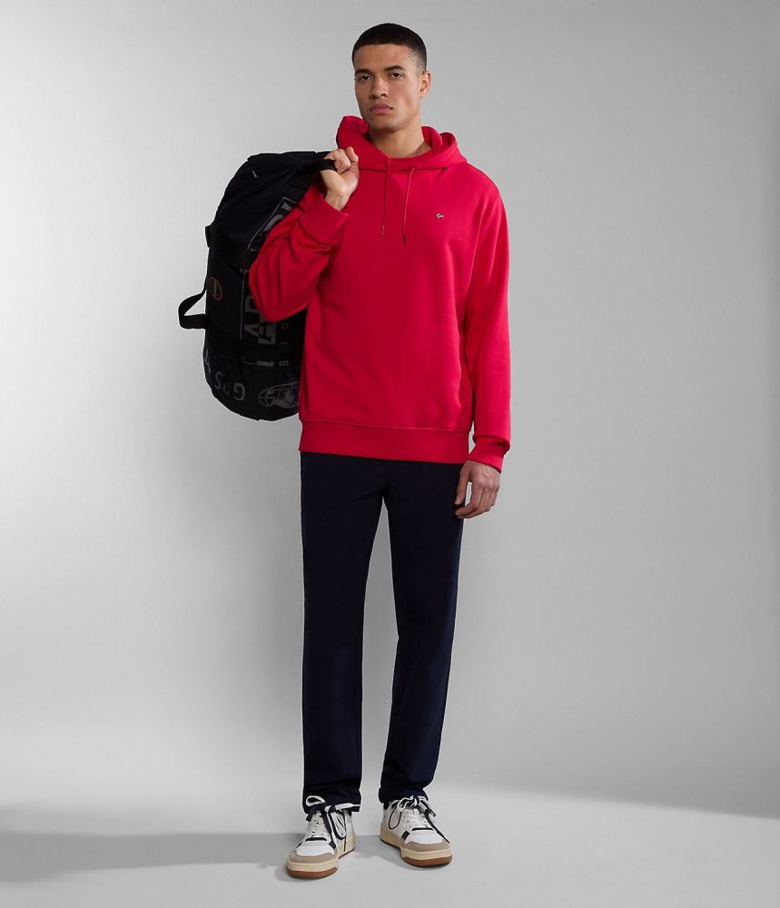 Napapijri Balis Summer Hoodie Muške Majica s Kapuljačom Crvene | KAJU-76410