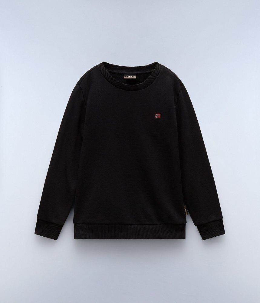 Napapijri Balis Sweatshirt Winter (4-16 YEARS) Dječje Dukserice Crne | SROH-35106