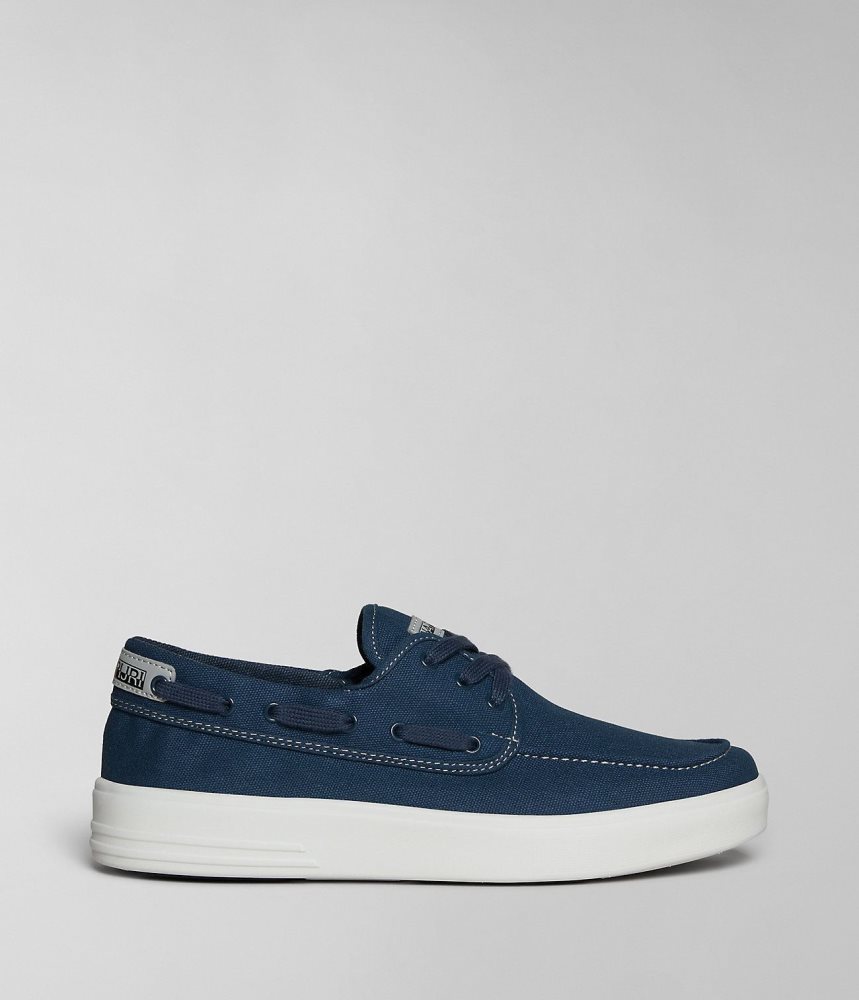 Napapijri Bark Canvas Shoes Muške Tenisice Tamno Plave | IXZD-80137