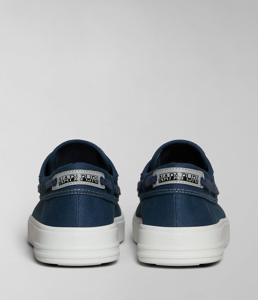 Napapijri Bark Canvas Shoes Muške Tenisice Tamno Plave | IXZD-80137