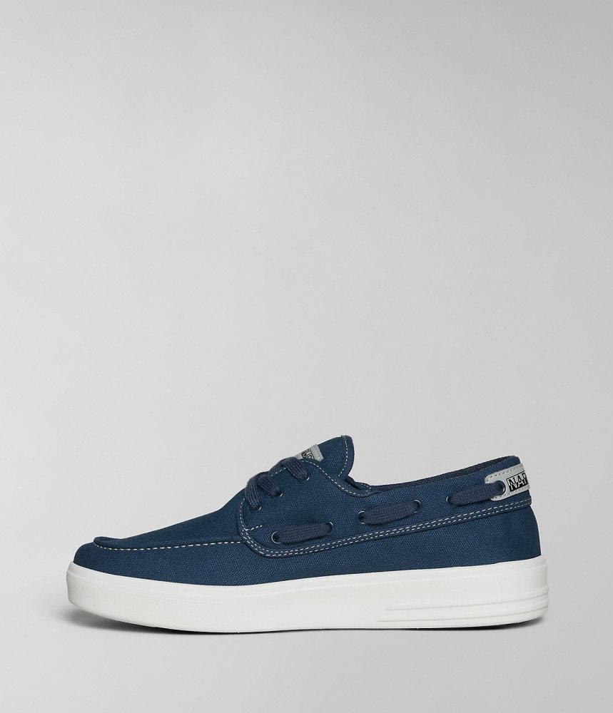 Napapijri Bark Canvas Shoes Muške Tenisice Tamno Plave | IXZD-80137