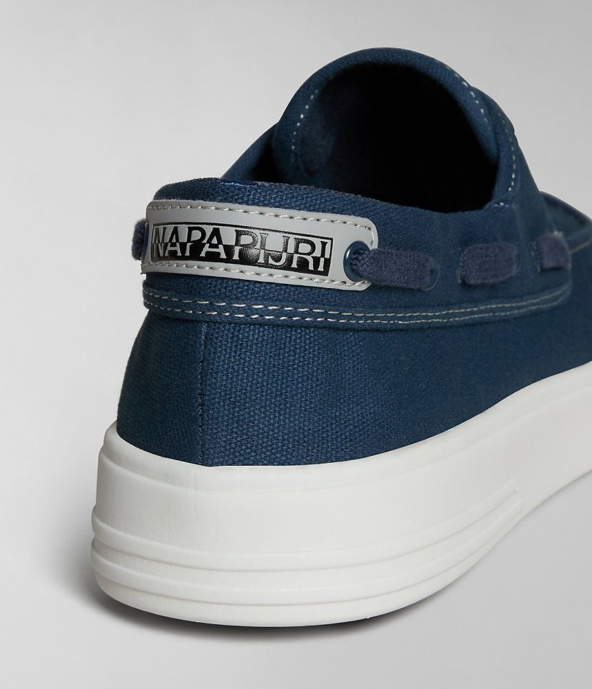 Napapijri Bark Canvas Shoes Muške Tenisice Tamno Plave | IXZD-80137