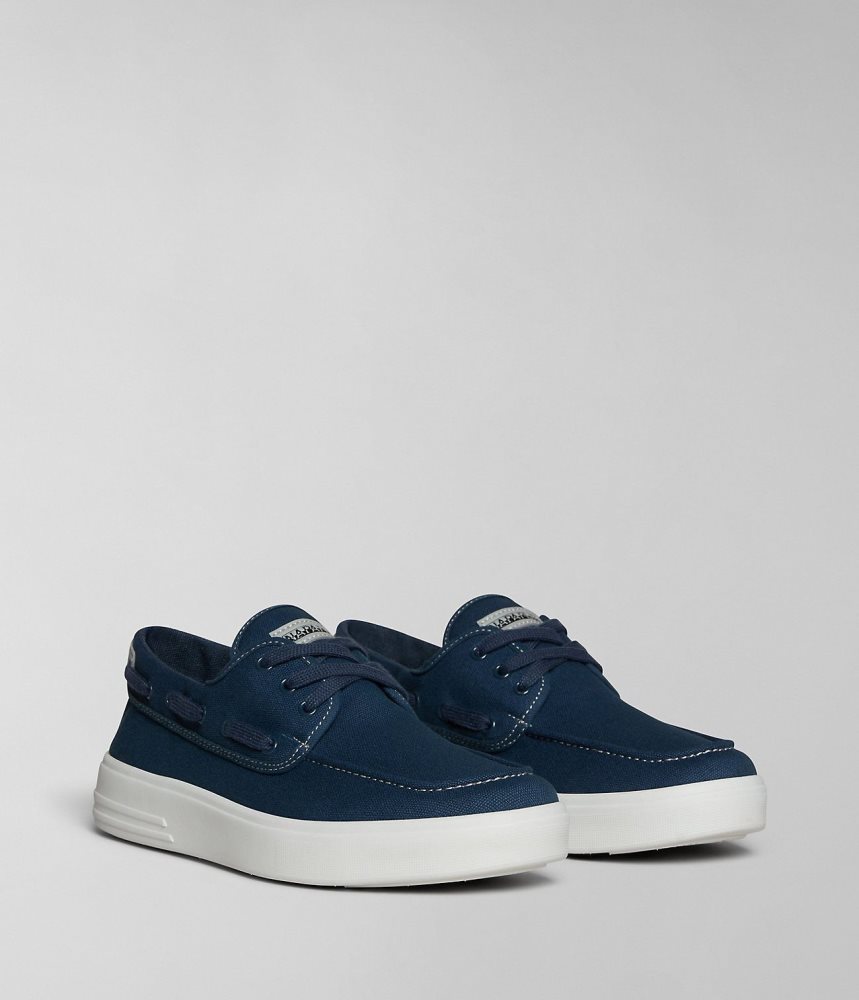 Napapijri Bark Canvas Shoes Muške Tenisice Tamno Plave | IXZD-80137
