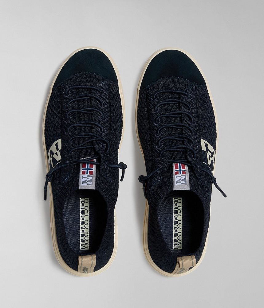 Napapijri Bark Knit Trainers Muške Tenisice Tamno Plave | MKAB-41582