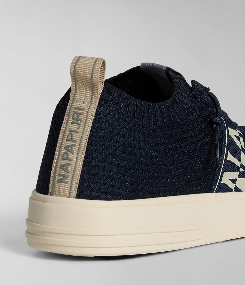 Napapijri Bark Knit Trainers Muške Tenisice Tamno Plave | MKAB-41582