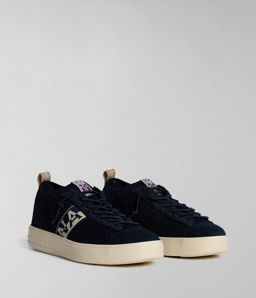 Napapijri Bark Knit Trainers Muške Tenisice Tamno Plave | MKAB-41582