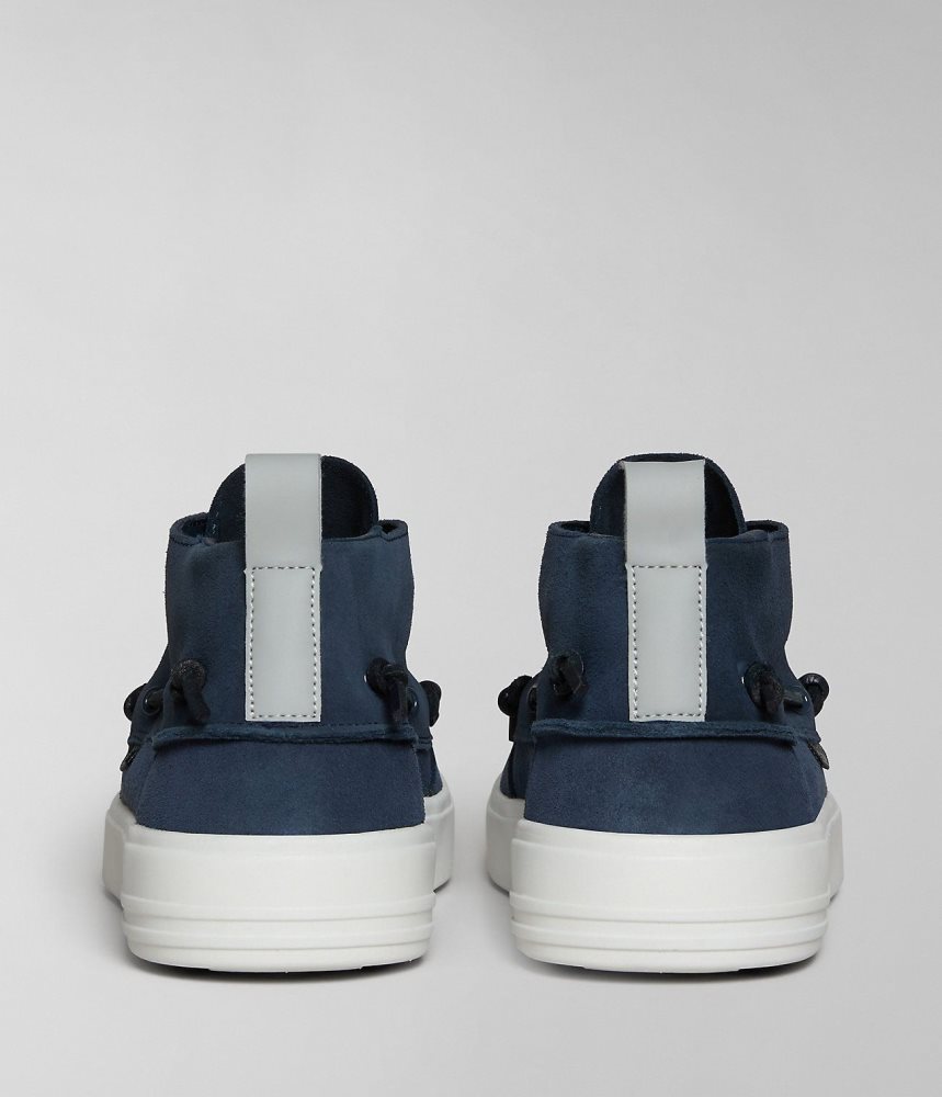 Napapijri Bark Suede Shoes Muške Tenisice Tamno Plave | IMGC-72394