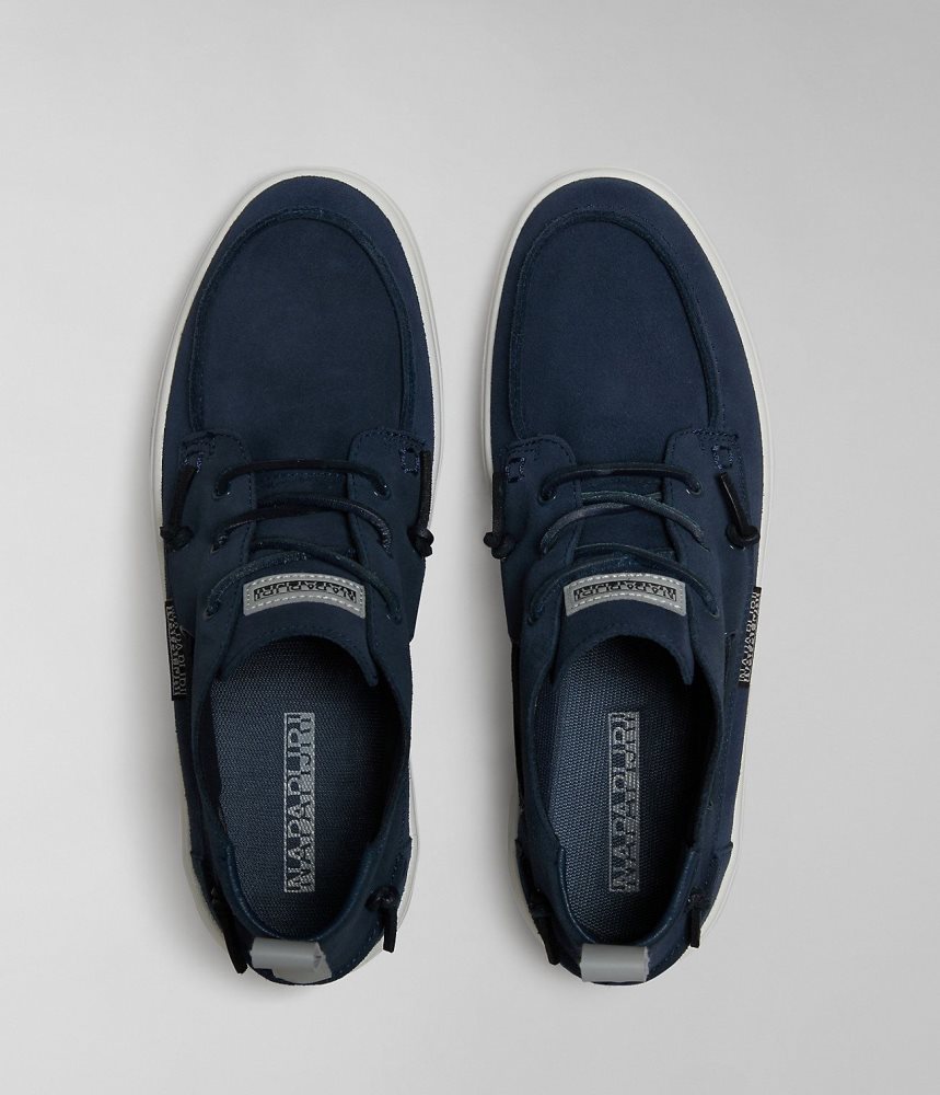 Napapijri Bark Suede Shoes Muške Tenisice Tamno Plave | IMGC-72394