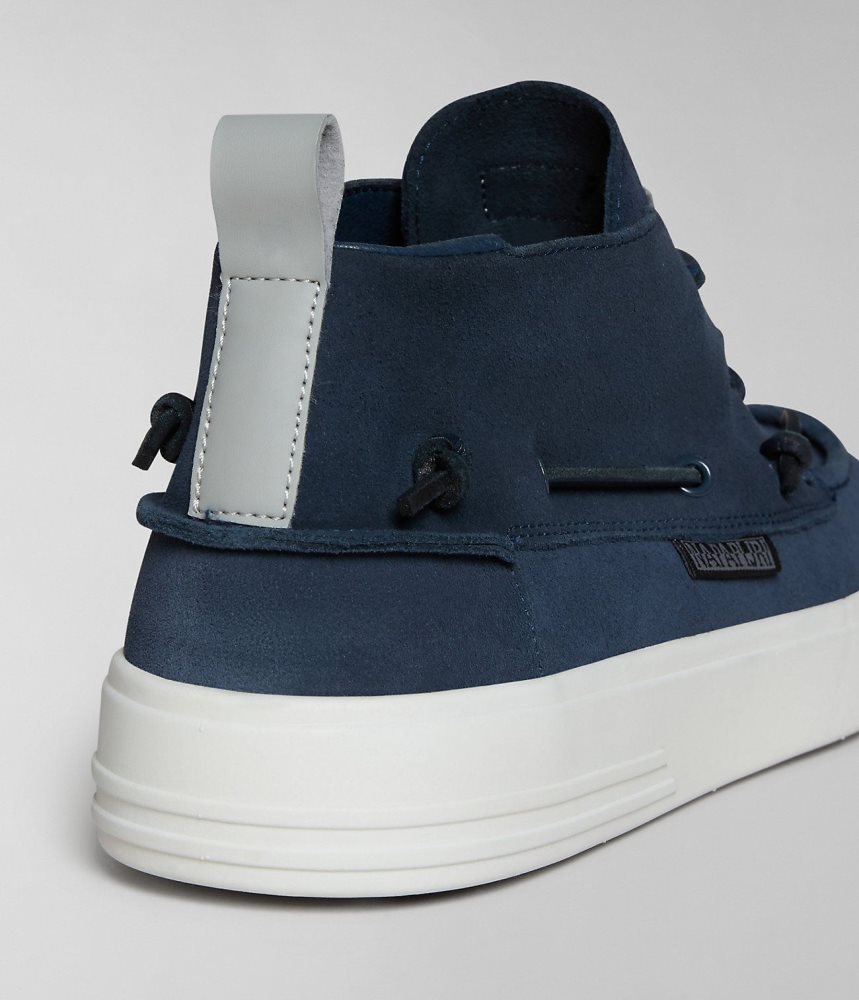 Napapijri Bark Suede Shoes Muške Tenisice Tamno Plave | IMGC-72394
