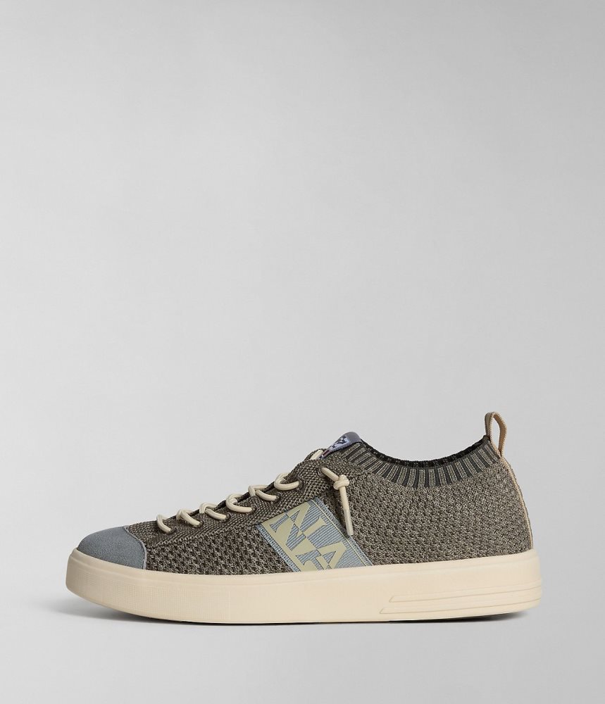 Napapijri Bark Tex Trainers Muške Tenisice Bež Sive | KTRZ-62407