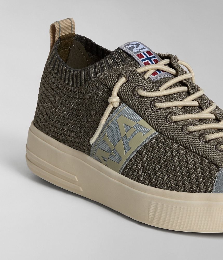 Napapijri Bark Tex Trainers Muške Tenisice Bež Sive | KTRZ-62407