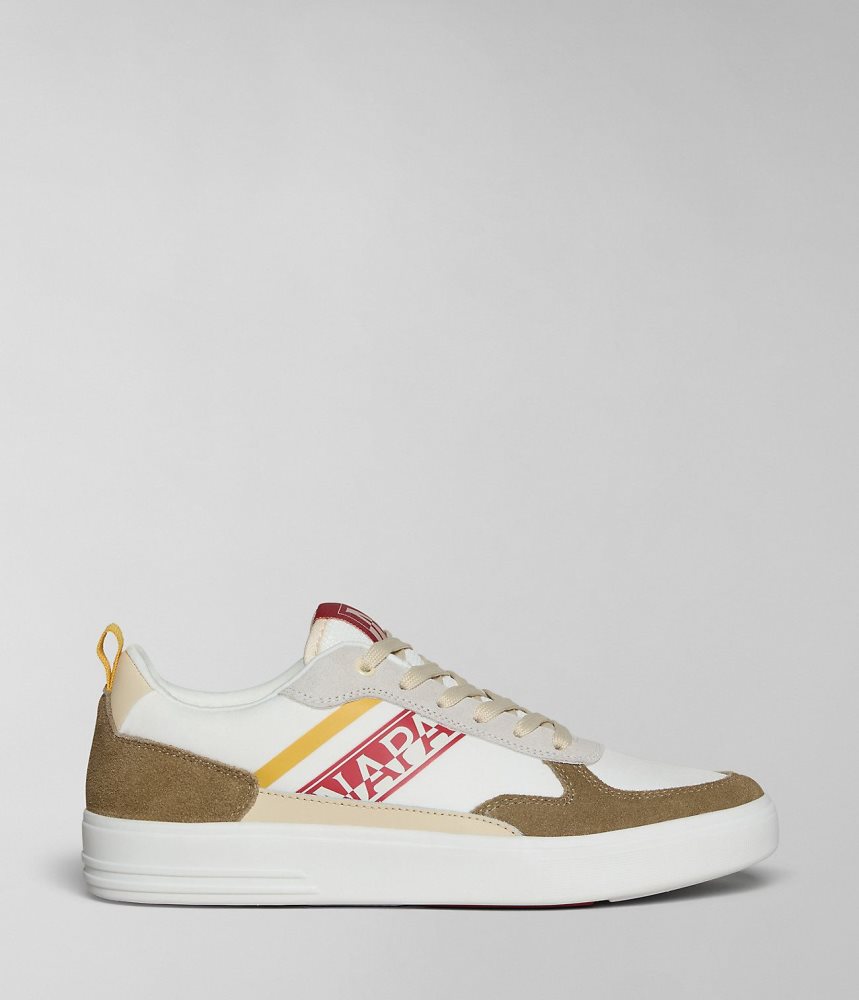 Napapijri Bark Trainers Muške Tenisice Bijele Bež | RETA-20467