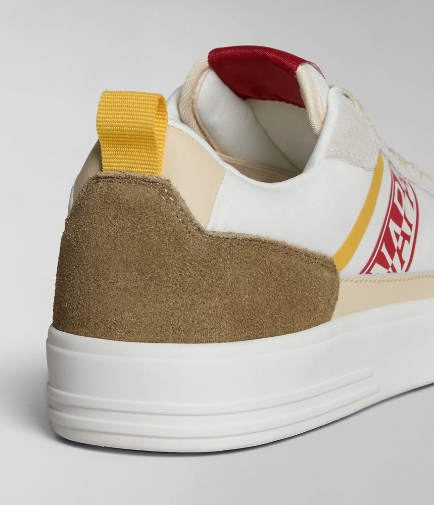 Napapijri Bark Trainers Muške Tenisice Bijele Bež | RETA-20467