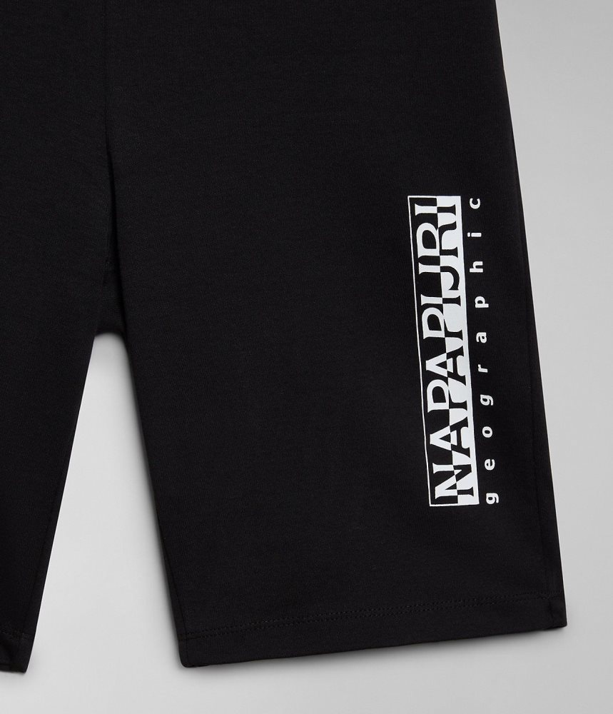 Napapijri Box Cycling Shorts Ženske Kratke Hlače Crne | ZQGD-57426
