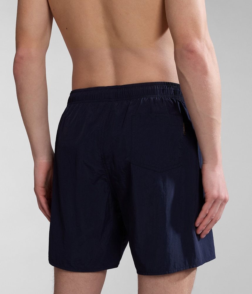 Napapijri Box Swimming Trunks Muške Kupaće Gaće Tamno Plave | ZVSQ-09871