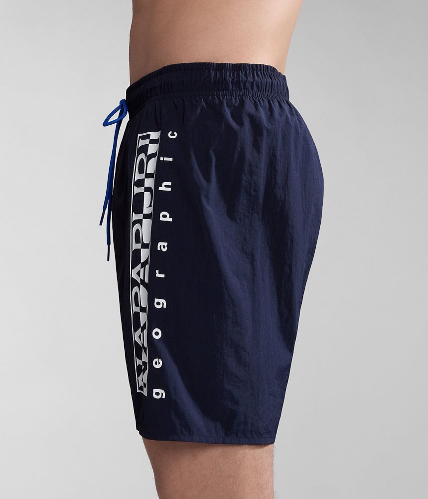 Napapijri Box Swimming Trunks Muške Kupaće Gaće Tamno Plave | ZVSQ-09871