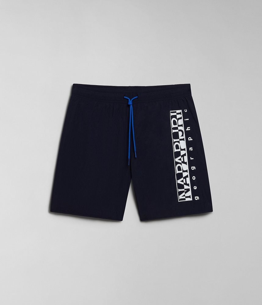 Napapijri Box Swimming Trunks Muške Kupaće Gaće Tamno Plave | ZVSQ-09871