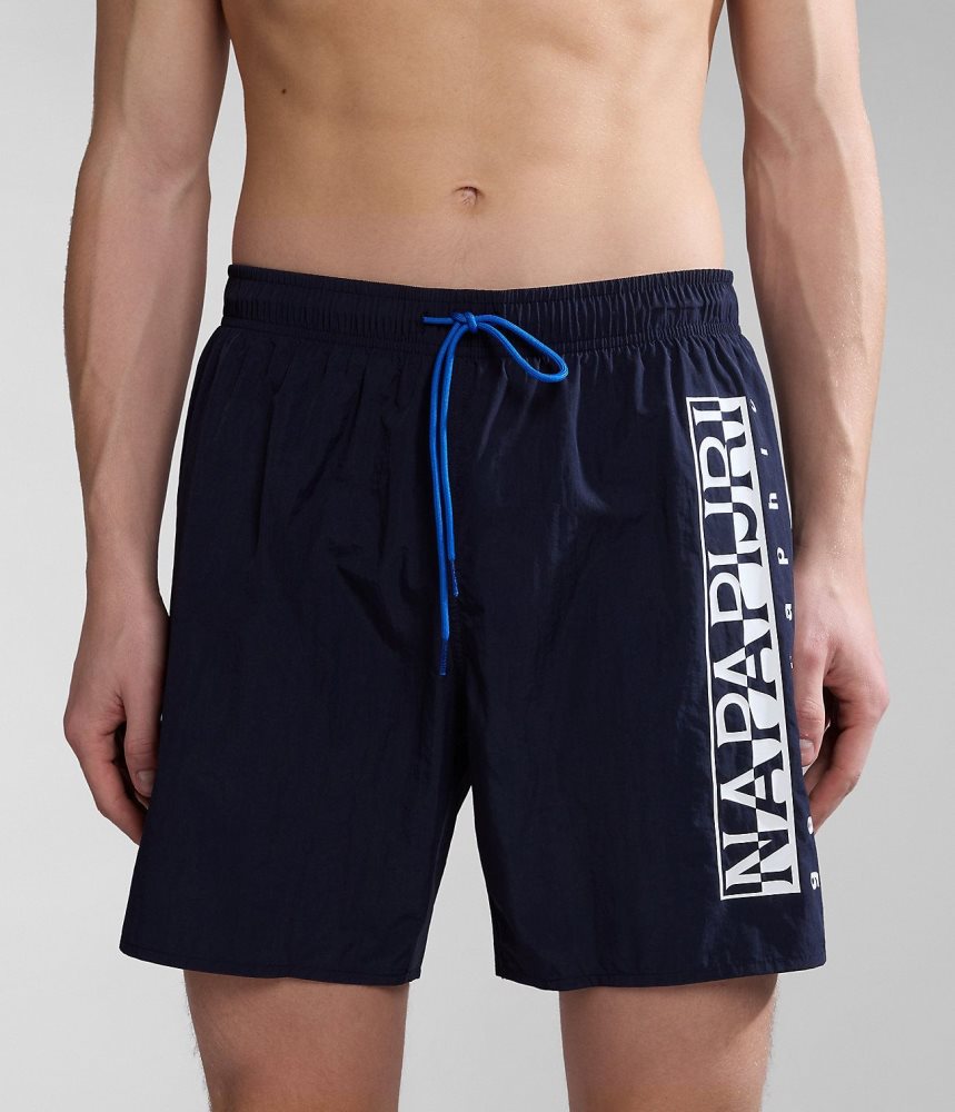 Napapijri Box Swimming Trunks Muške Kupaće Gaće Tamno Plave | ZVSQ-09871