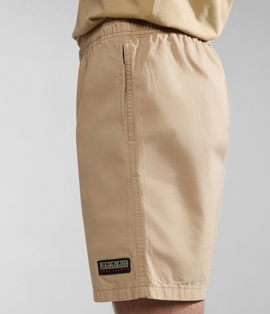 Napapijri Boyd Bermuda Shorts Muške Kratke Hlače Bež | WXPB-89426