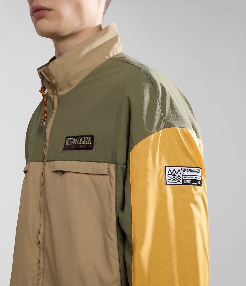 Napapijri Boyd Short Jacket Muške Vjetrovka Zelene | YXNP-15780