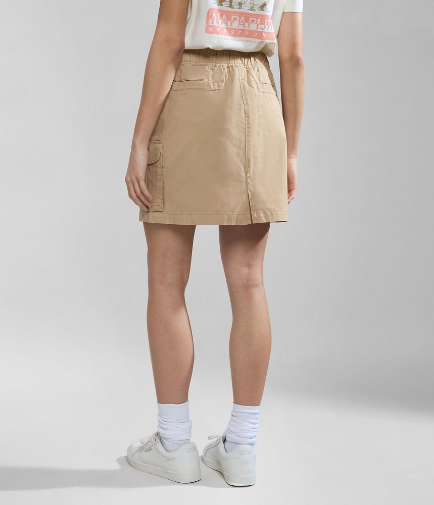 Napapijri Boyd Skirt Ženske Suknje Bež | GQPN-86473