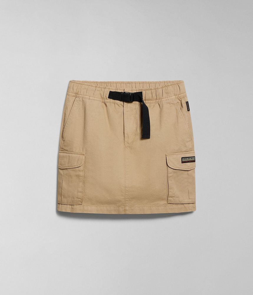 Napapijri Boyd Skirt Ženske Suknje Bež | GQPN-86473