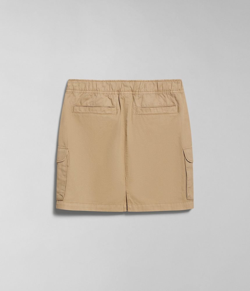 Napapijri Boyd Skirt Ženske Suknje Bež | GQPN-86473
