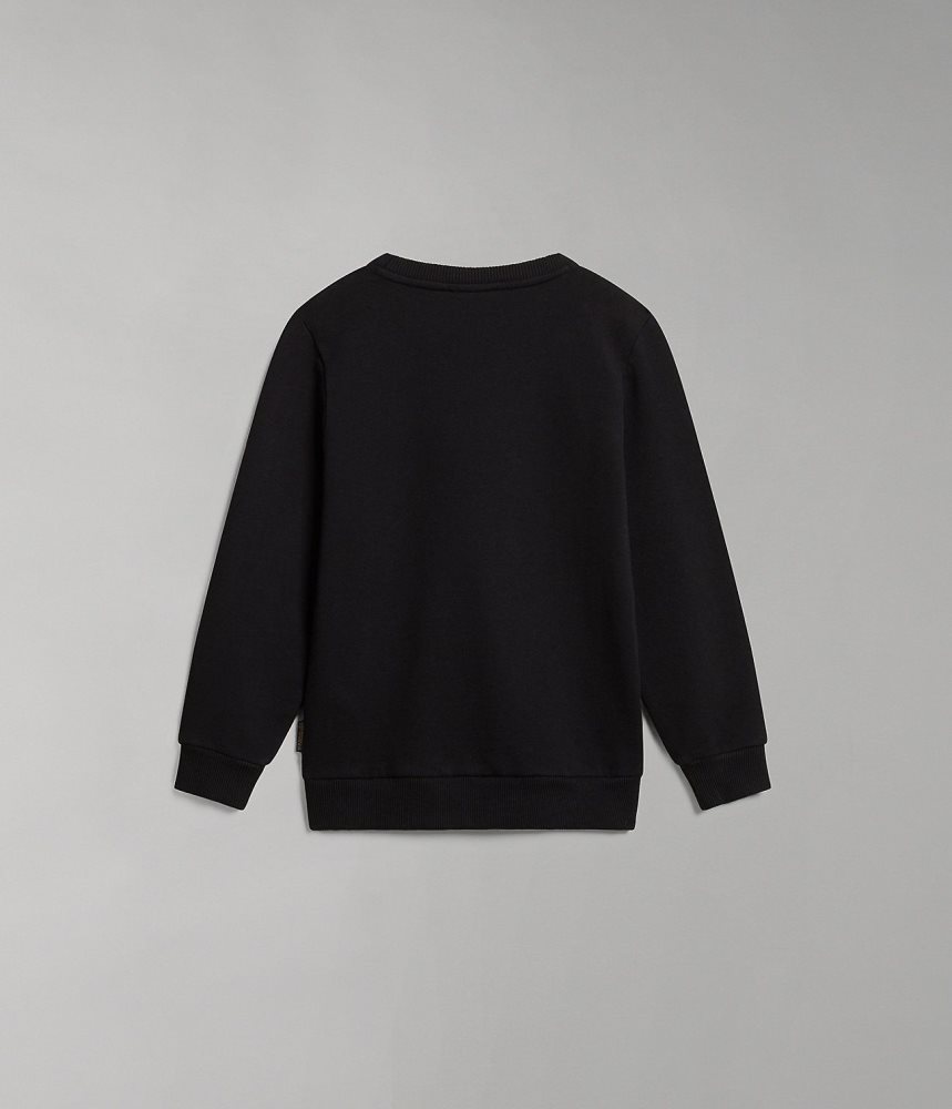 Napapijri Brunt Sweatshirt (4-16 YEARS) Dječje Dukserice Crne | YTON-39261