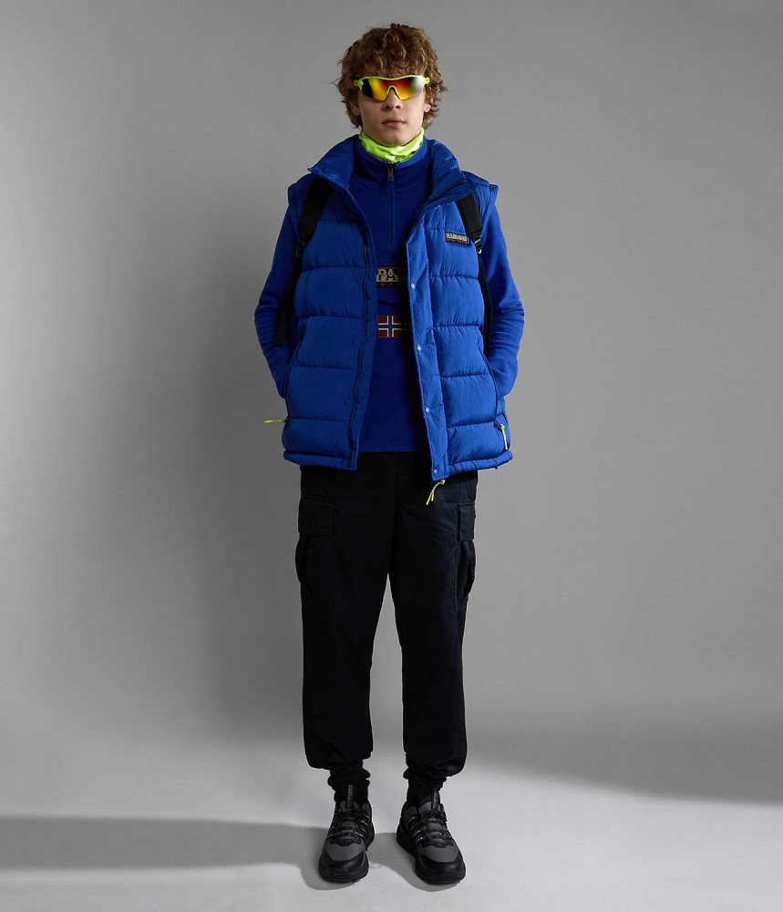 Napapijri Burgee Half-Zip Fleece Ženske Fleece Plave | PEGX-67048
