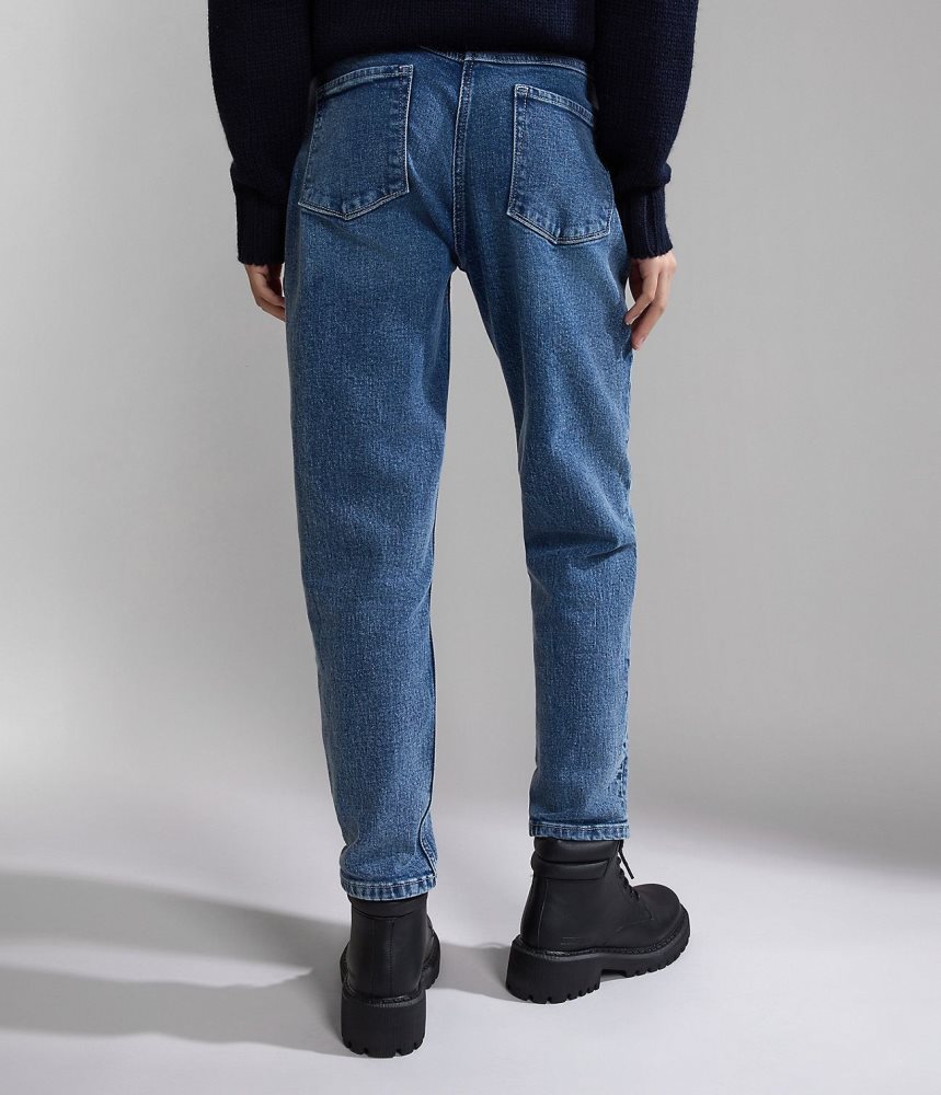 Napapijri Byrd Denim Ženske Chino Hlače Svijetlo Plave | CDGI-63507