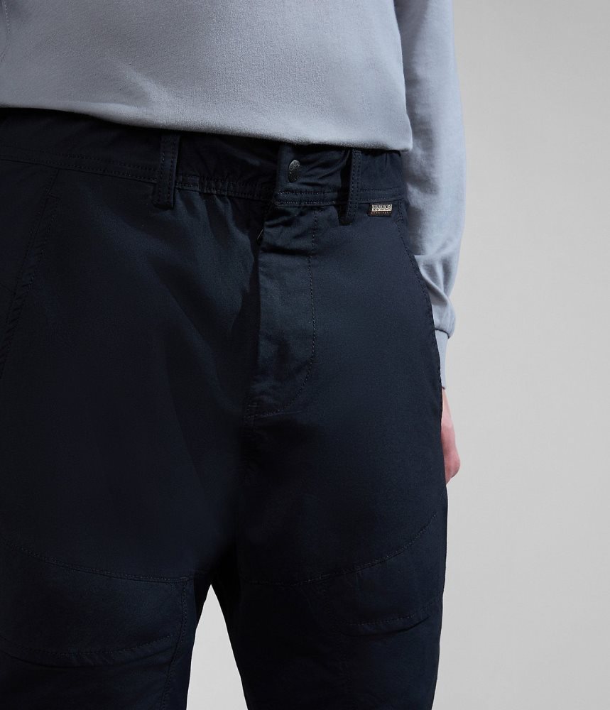 Napapijri Carchi Cargo Trousers Muške Cargo Hlače Crne | MZRD-97321