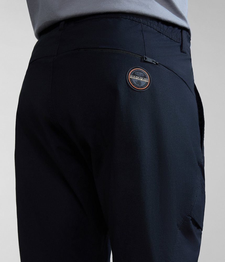 Napapijri Carchi Cargo Trousers Muške Cargo Hlače Crne | MZRD-97321