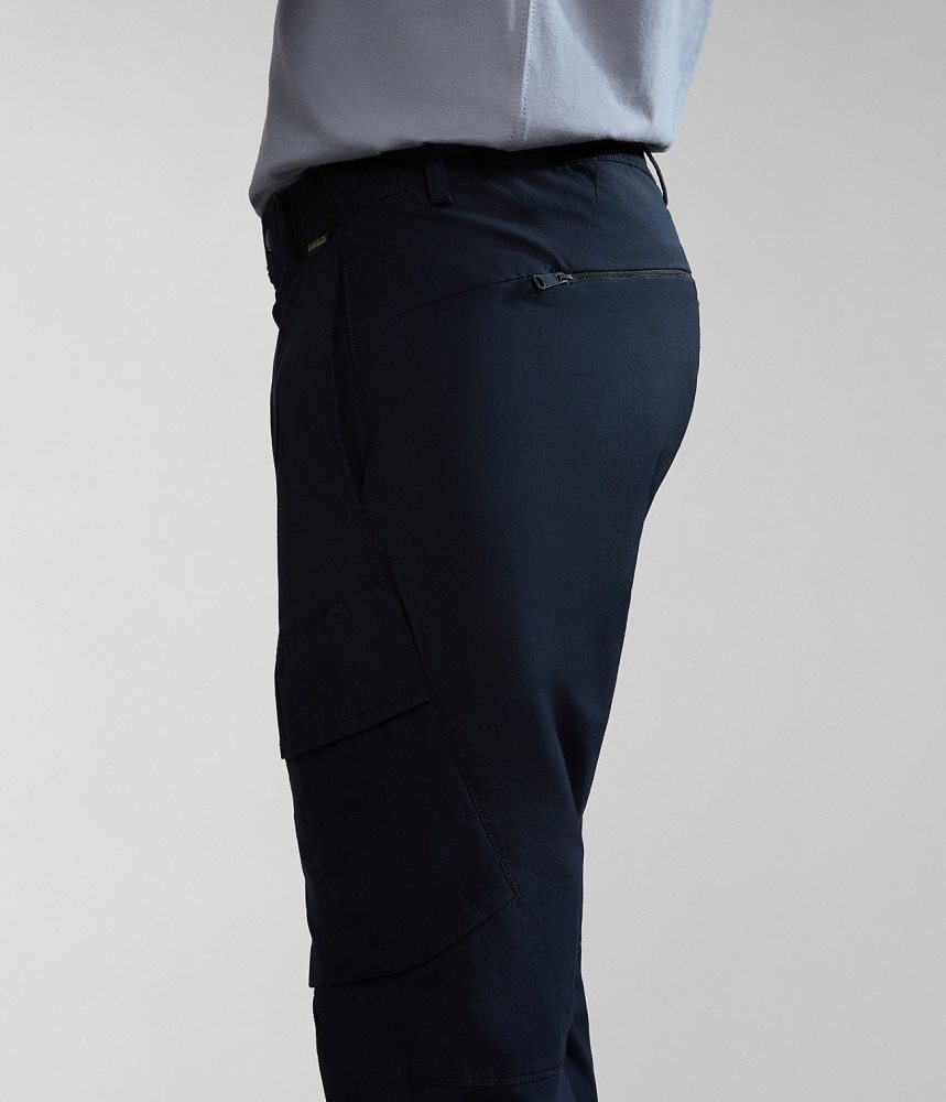 Napapijri Carchi Cargo Trousers Muške Cargo Hlače Crne | MZRD-97321