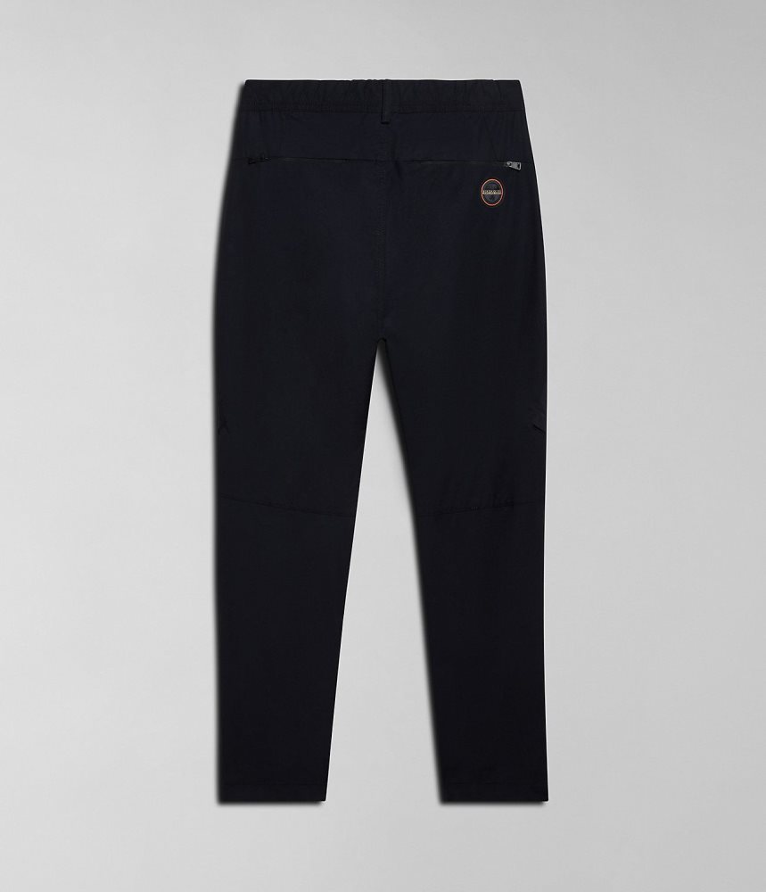 Napapijri Carchi Cargo Trousers Muške Cargo Hlače Crne | MZRD-97321