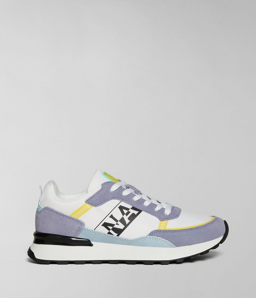 Napapijri Carley Trainers Ženske Tenisice Bijele Ljubičaste | UFPL-74695
