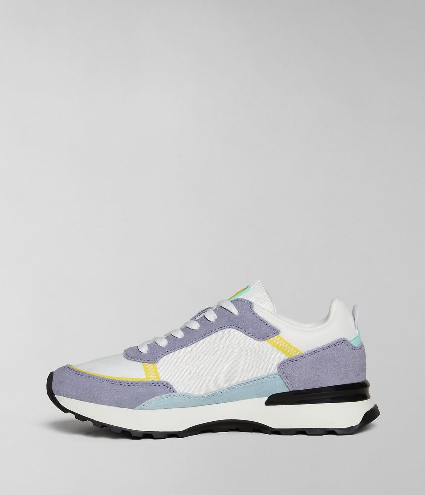 Napapijri Carley Trainers Ženske Tenisice Bijele Ljubičaste | UFPL-74695