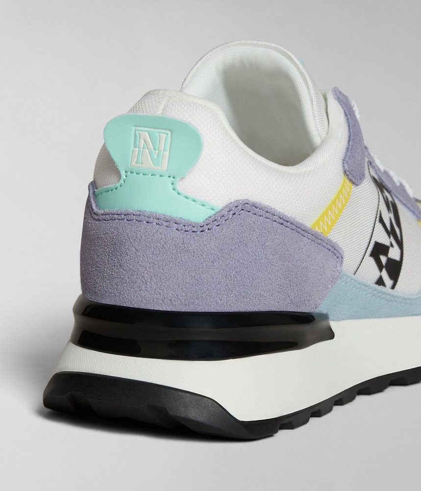 Napapijri Carley Trainers Ženske Tenisice Bijele Ljubičaste | UFPL-74695