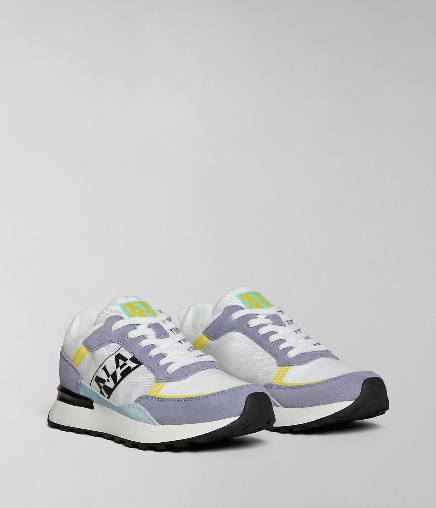Napapijri Carley Trainers Ženske Tenisice Bijele Ljubičaste | UFPL-74695