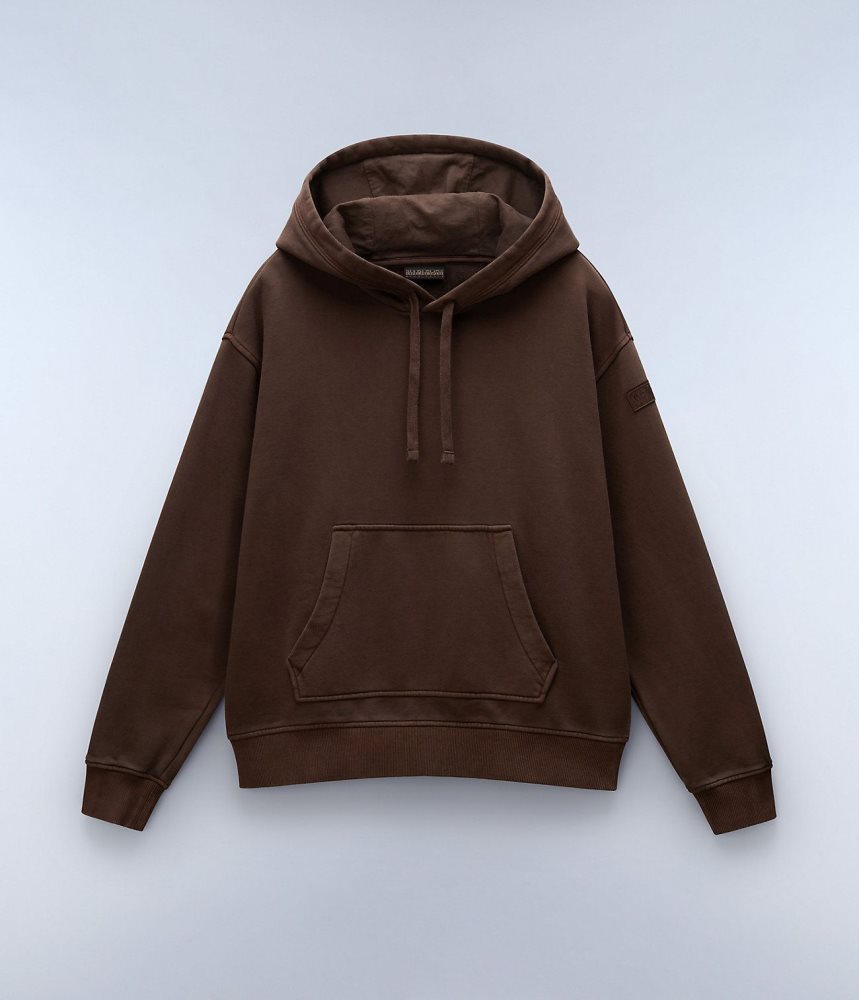 Napapijri Castor Hoodie Ženske Majica s Kapuljačom Smeđe | YETP-34897