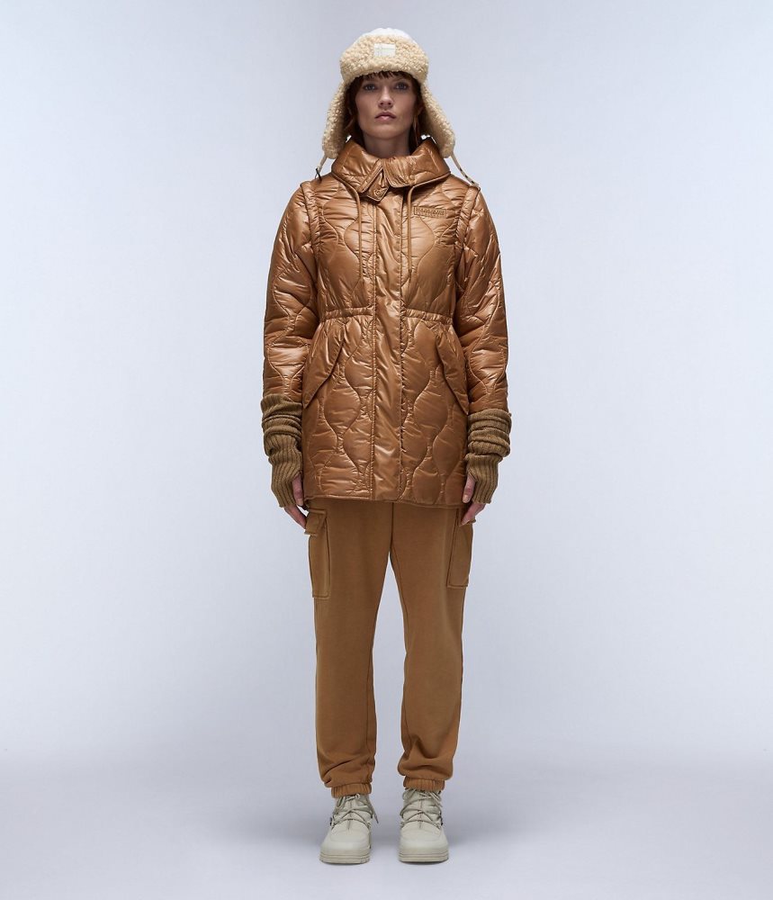Napapijri Castor Joggers Ženske Jogger Hlače Smeđe | MPAE-03694