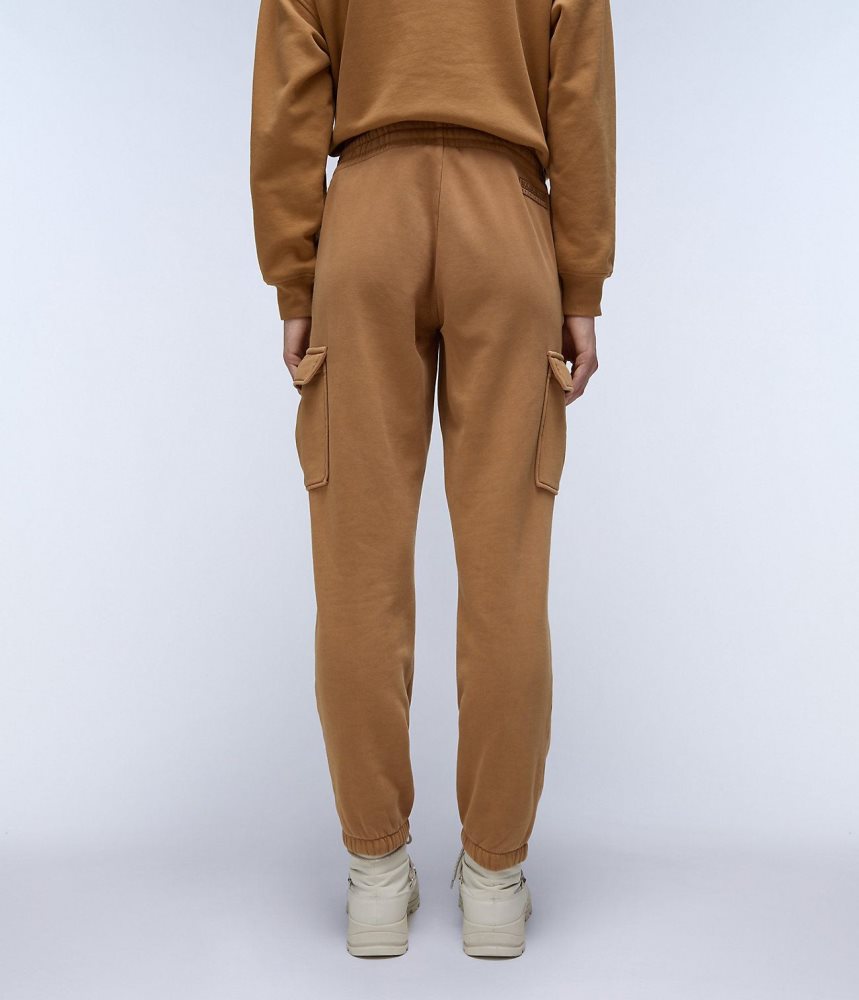 Napapijri Castor Joggers Ženske Jogger Hlače Smeđe | MPAE-03694