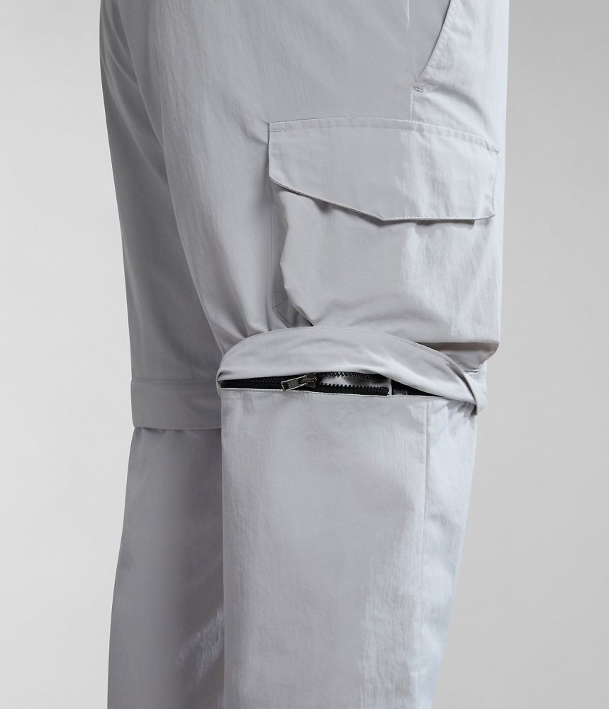 Napapijri Circular Cargo Trousers by Moreno Ferrari Muške Cargo Hlače Sive | BFZT-71654
