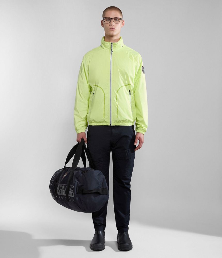 Napapijri Cloudy Windbreaker Muške Short Jackets Žute | NIGC-21593